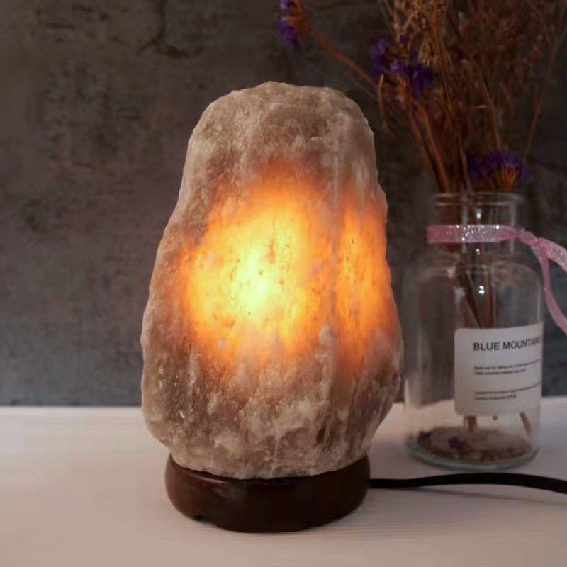 Salt lampa stołowa