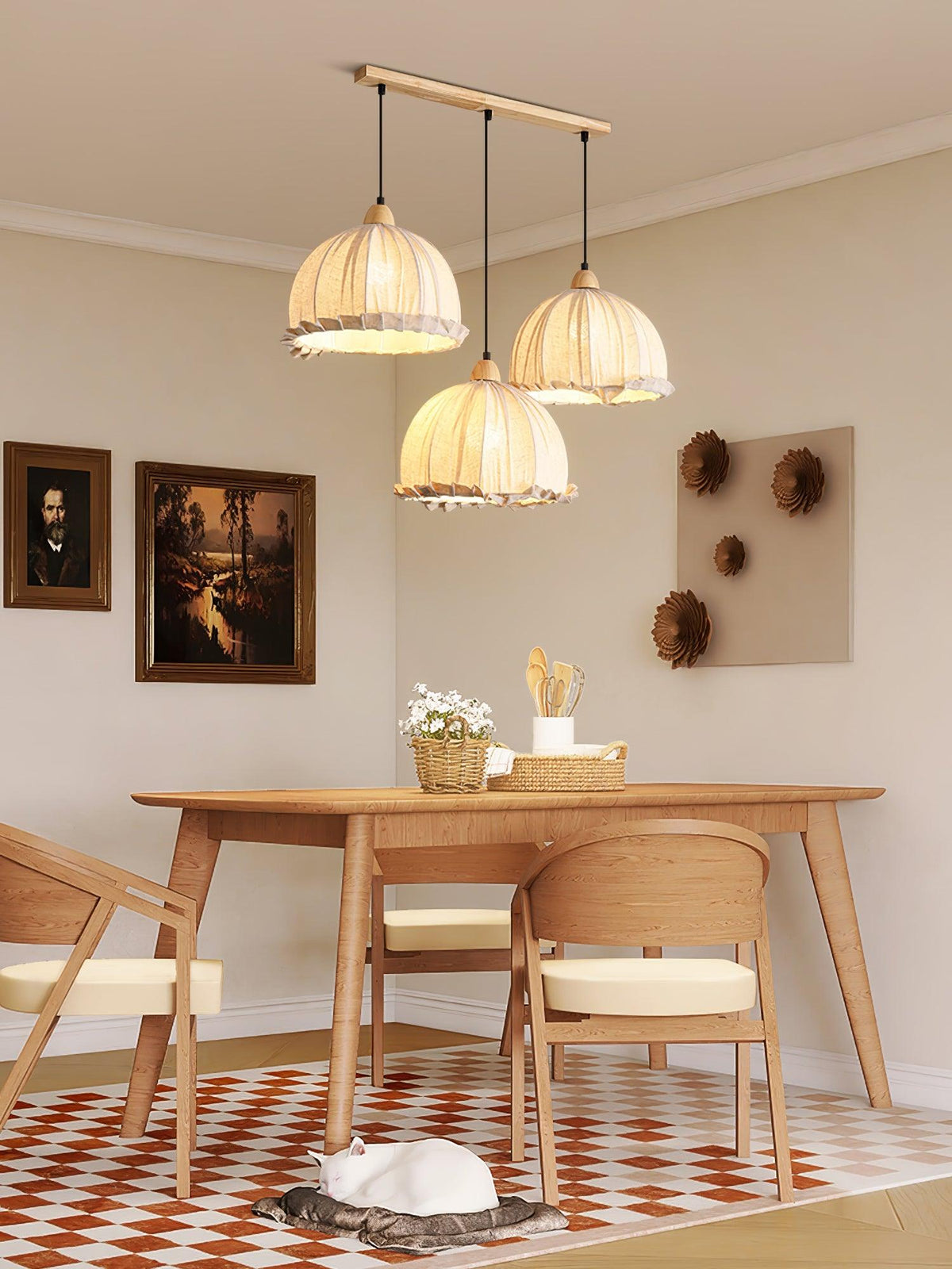 Shell minimalistyczna lampa wisząca ze szkła