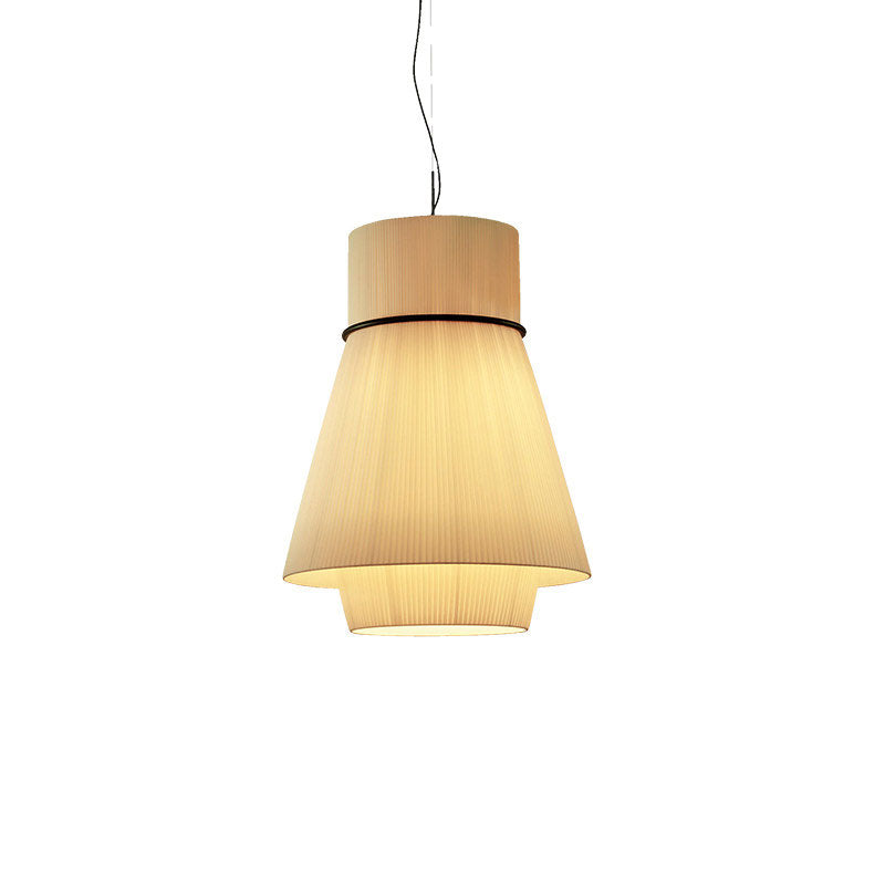 Kestford Lampa wisząca z plisowanej tkaniny