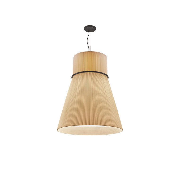 Kestford Lampa wisząca z plisowanej tkaniny