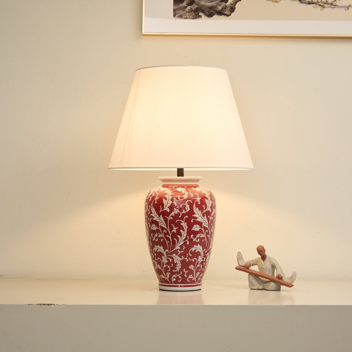 Ceraeria Vine ceramiczna lampa stołowa