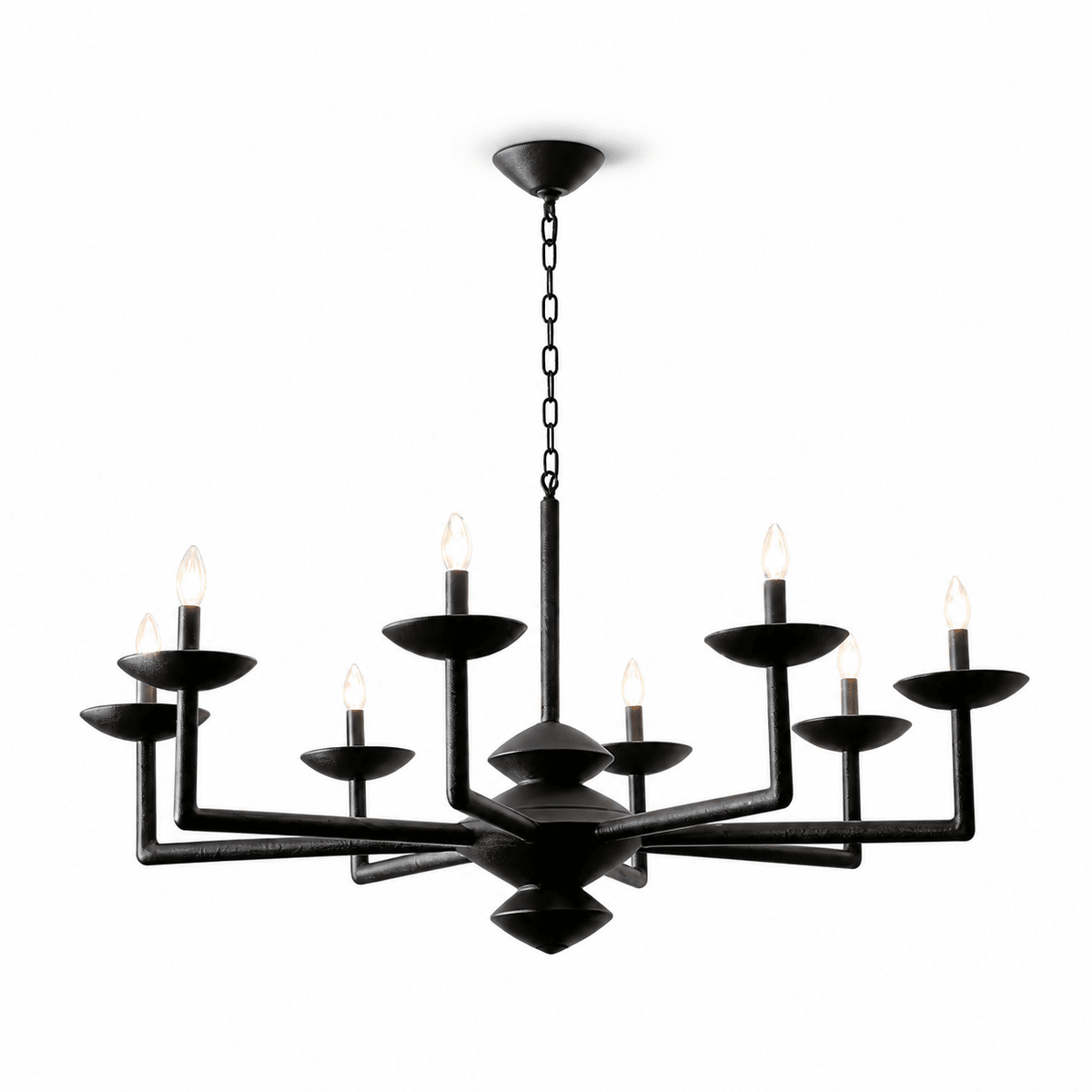 Sculptural Plaster Candelabra żyrandol