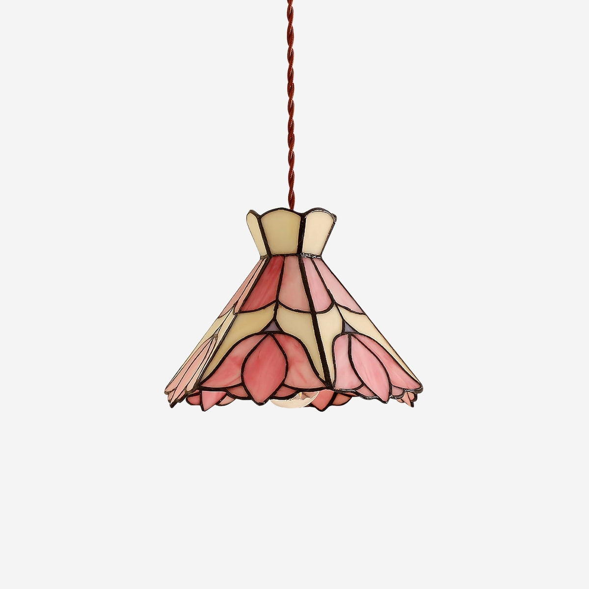 Rose lampa wisząca ze szkła