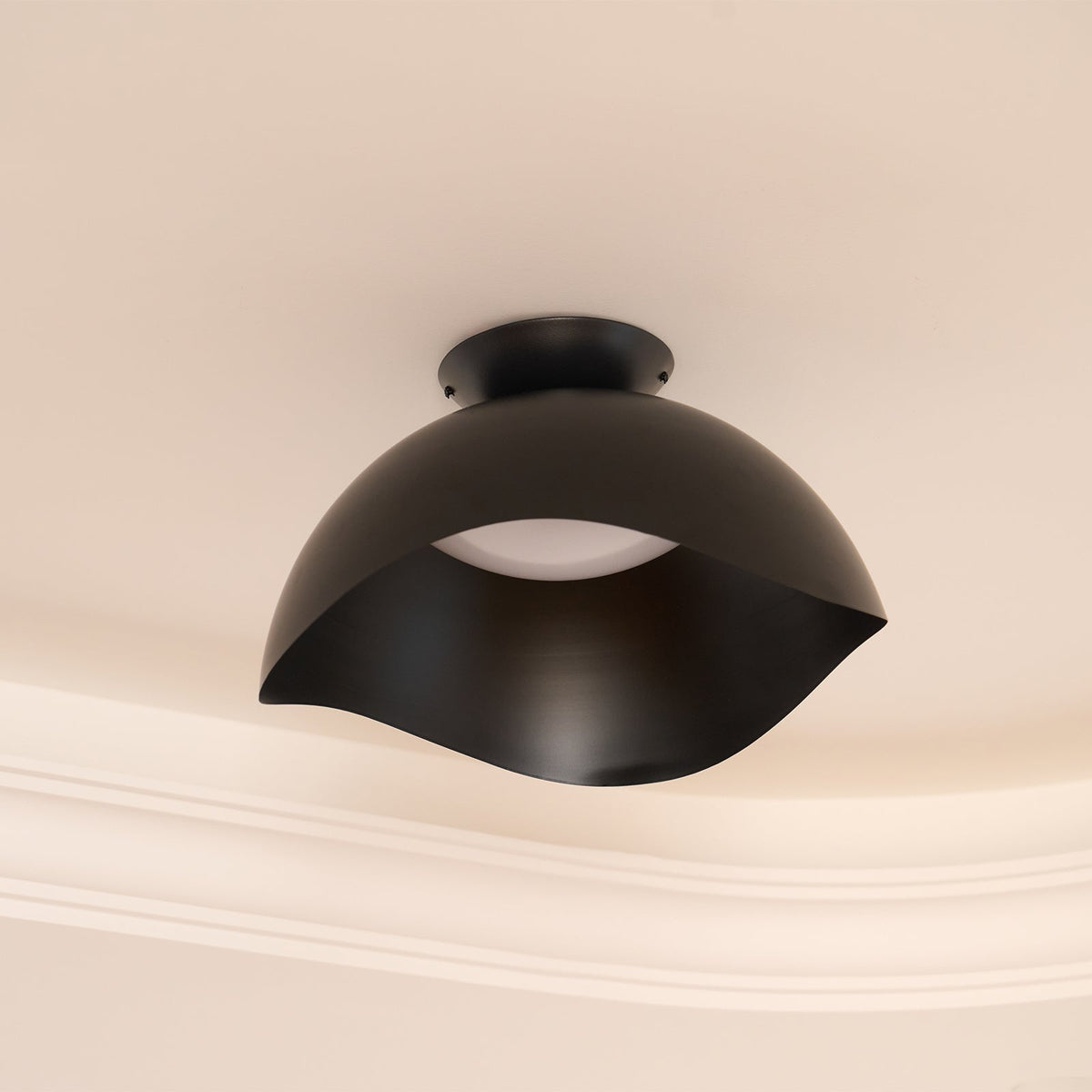 Myox lampa sufitowa w kształcie miski z falami