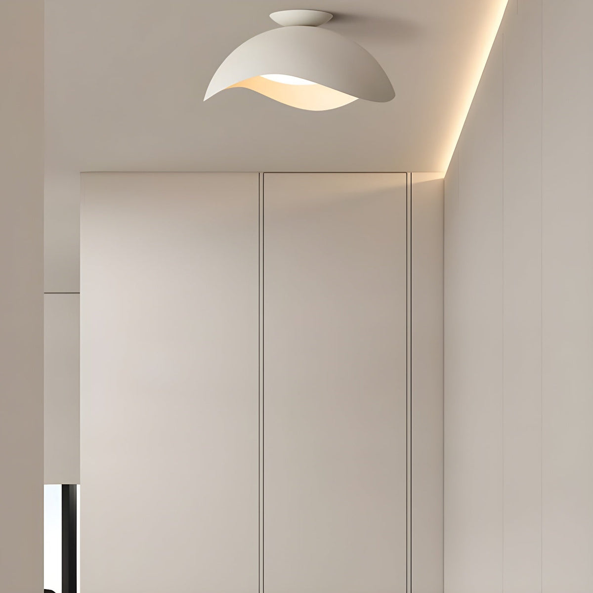 Myox lampa sufitowa w kształcie miski z falami