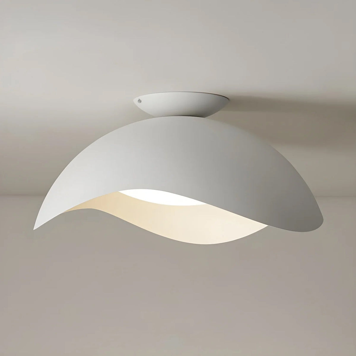 Myox lampa sufitowa w kształcie miski z falami