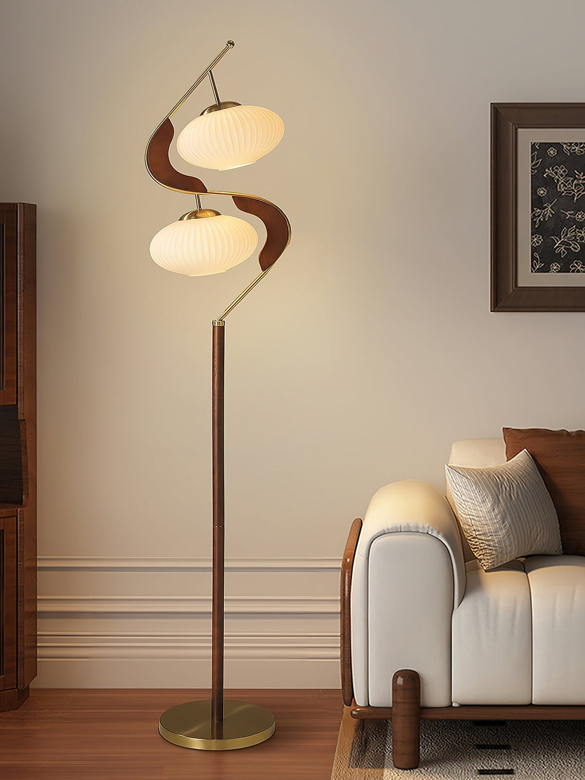 Miruaya nowoczesna lampa stojąca