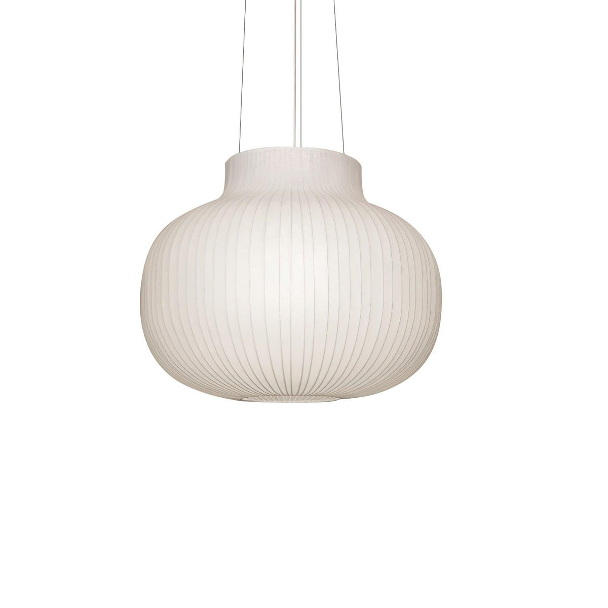 Teriivora lampa wisząca ze szkła jedwabnego o fakturze