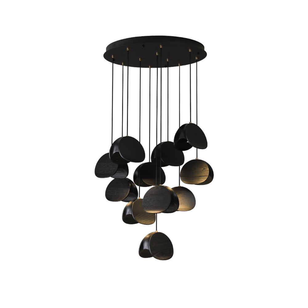 Elmiren wisząca lampa ze szkła w stylu cluster