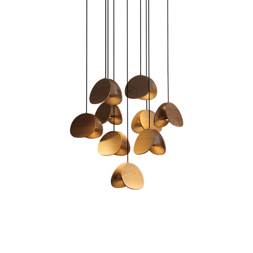 Elmiren wisząca lampa ze szkła w stylu cluster