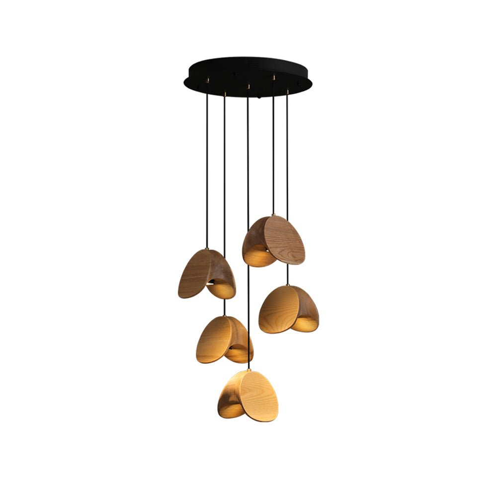 Elmiren wisząca lampa ze szkła w stylu cluster