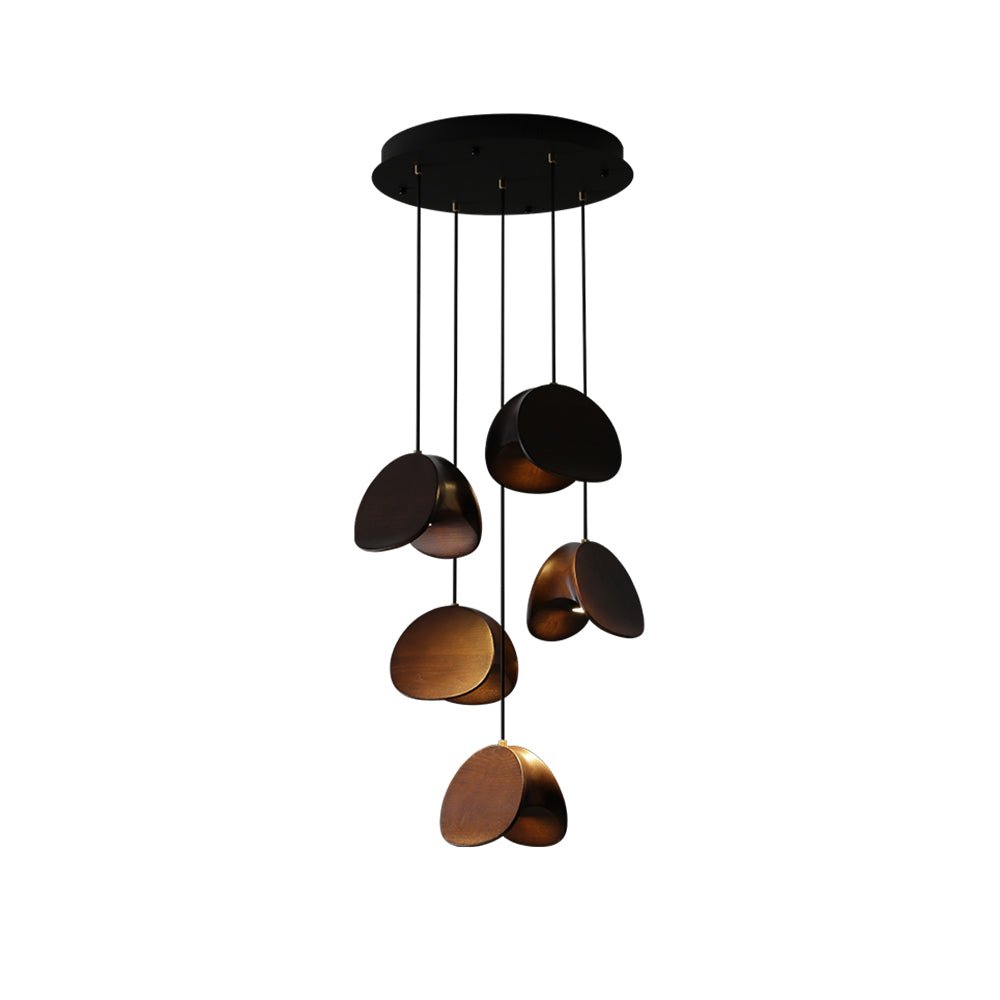 Elmiren wisząca lampa ze szkła w stylu cluster