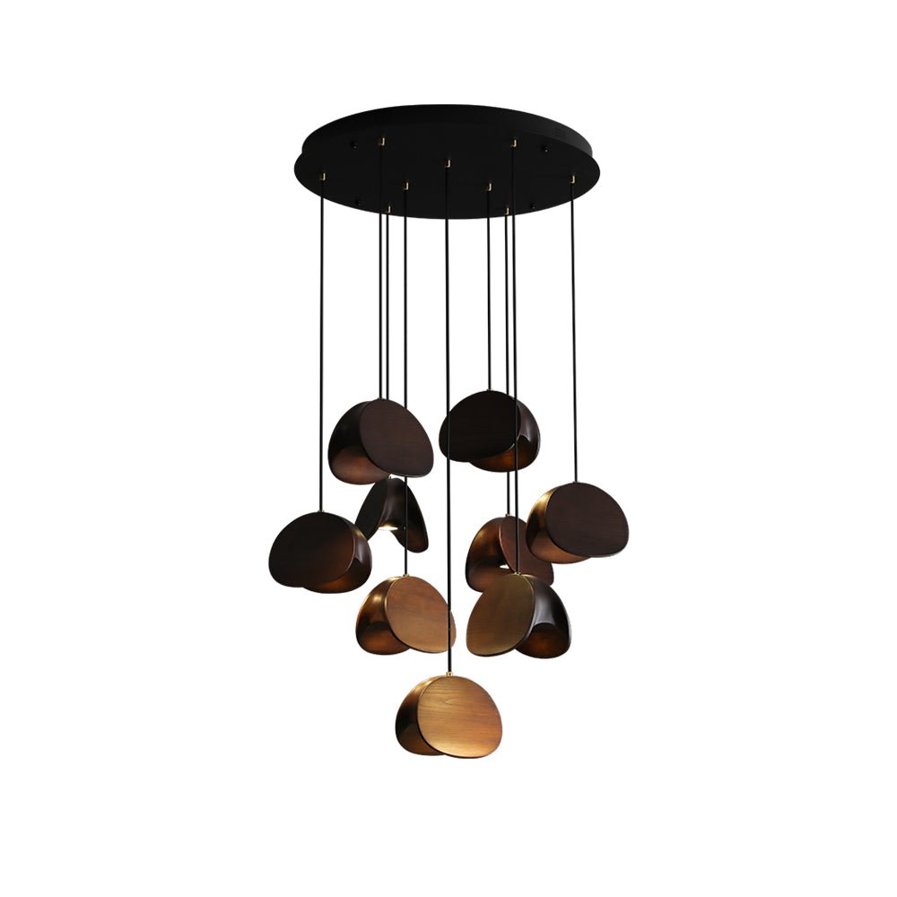 Elmiren wisząca lampa ze szkła w stylu cluster
