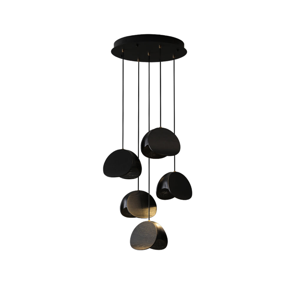 Elmiren wisząca lampa ze szkła w stylu cluster