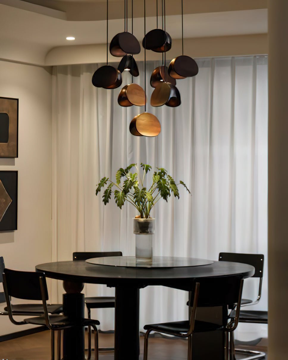 Elmiren wisząca lampa ze szkła w stylu cluster
