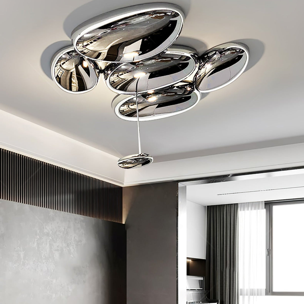 Lava nowoczesna lampa sufitowa Lava Smoke Gray