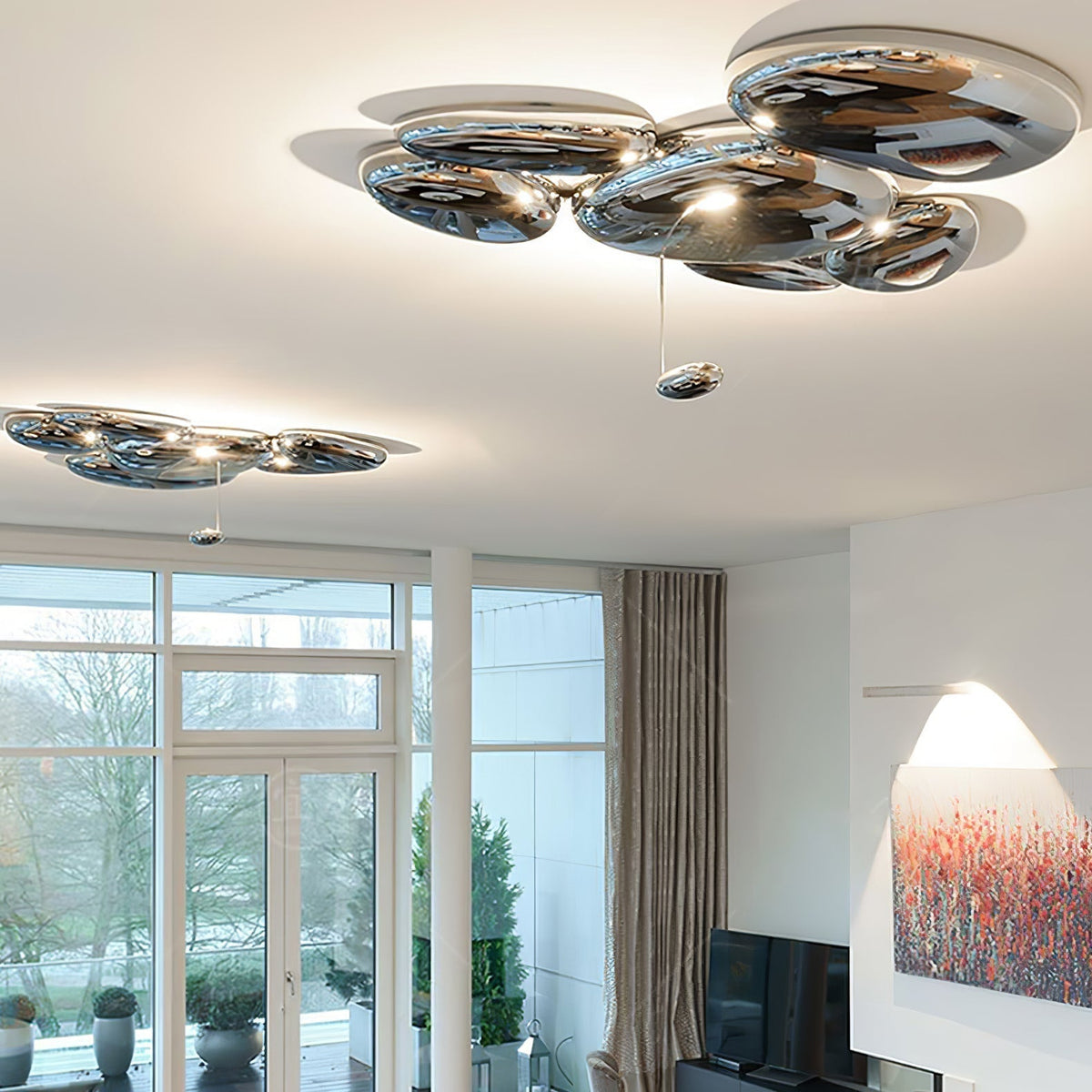 Lava nowoczesna lampa sufitowa Lava Smoke Gray