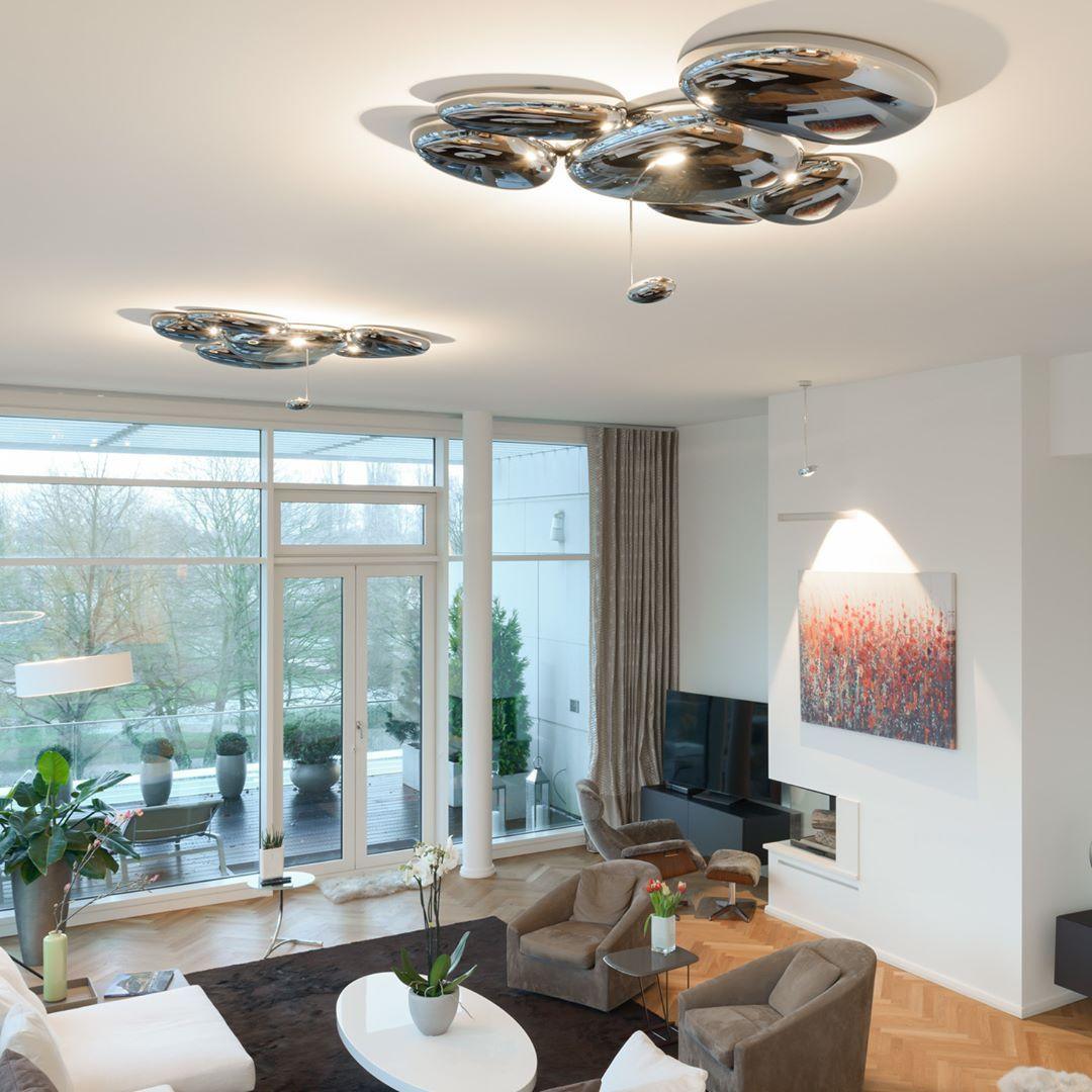 Lava nowoczesna lampa sufitowa Lava Smoke Gray