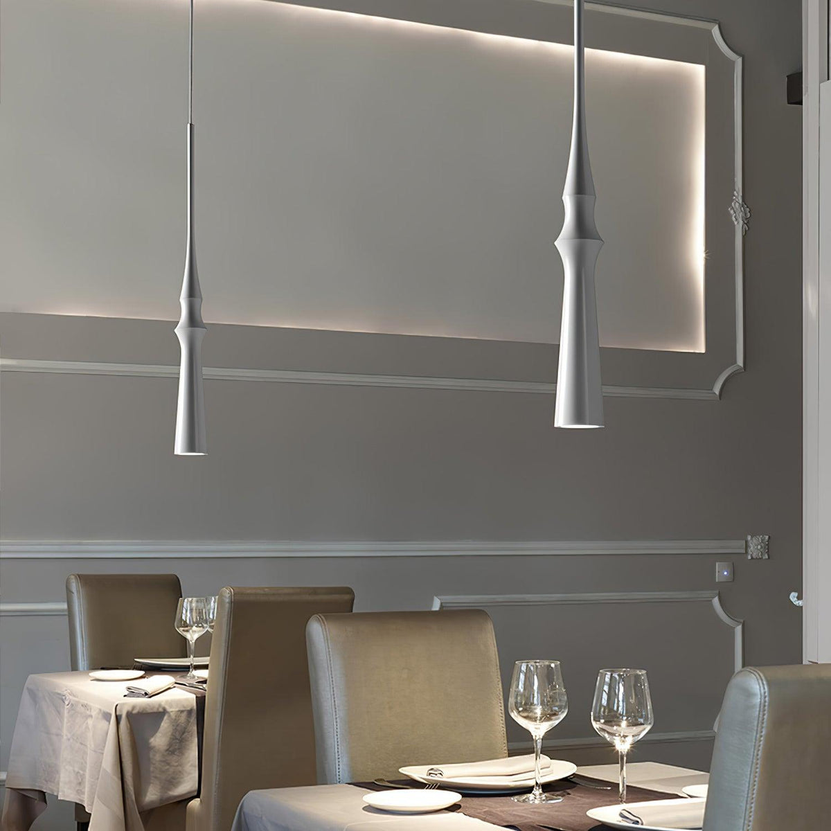Elaran minimalistyczna lampa wisząca z aluminium