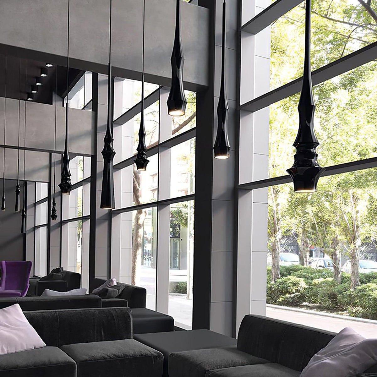 Elaran minimalistyczna lampa wisząca z aluminium