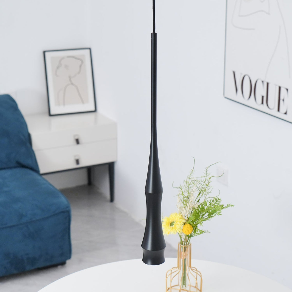 Elaran minimalistyczna lampa wisząca z aluminium