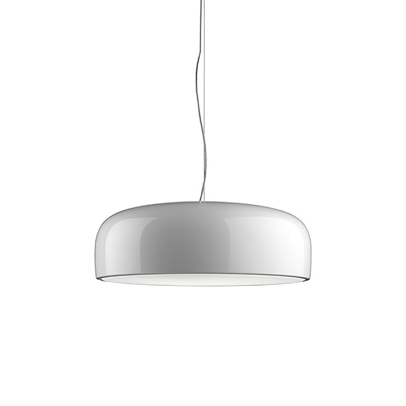 Void nowoczesna lampa wisząca ze szkła aluminium