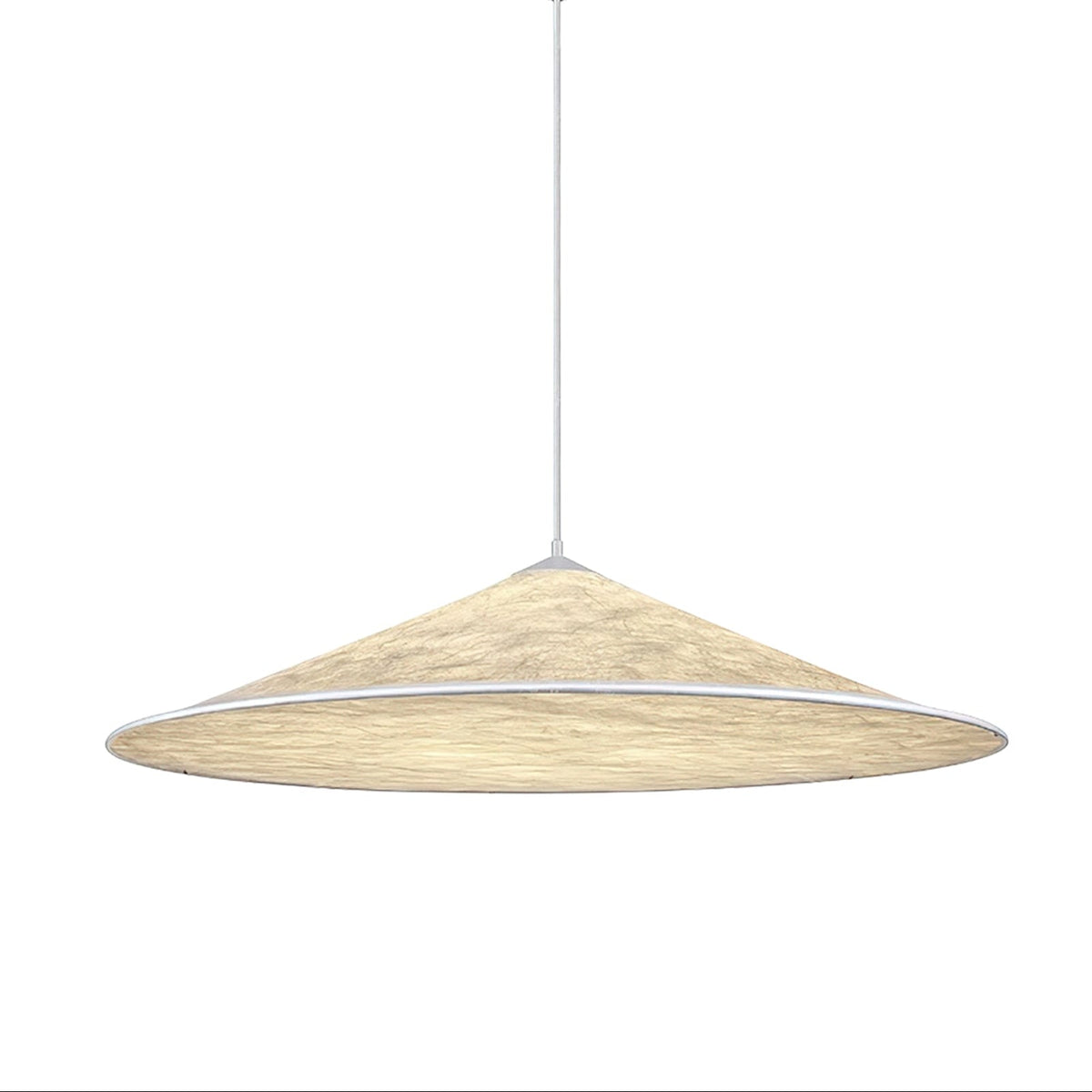 Lunoaya lampa wisząca w kształcie dysku z papieru