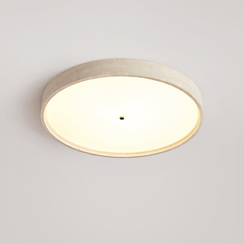 Lana Minimal żółty tawernin dyskowa lampa sufitowa
