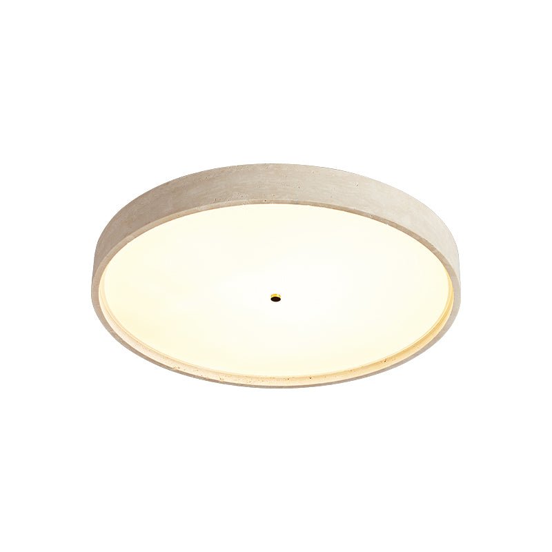 Lana Minimal żółty tawernin dyskowa lampa sufitowa