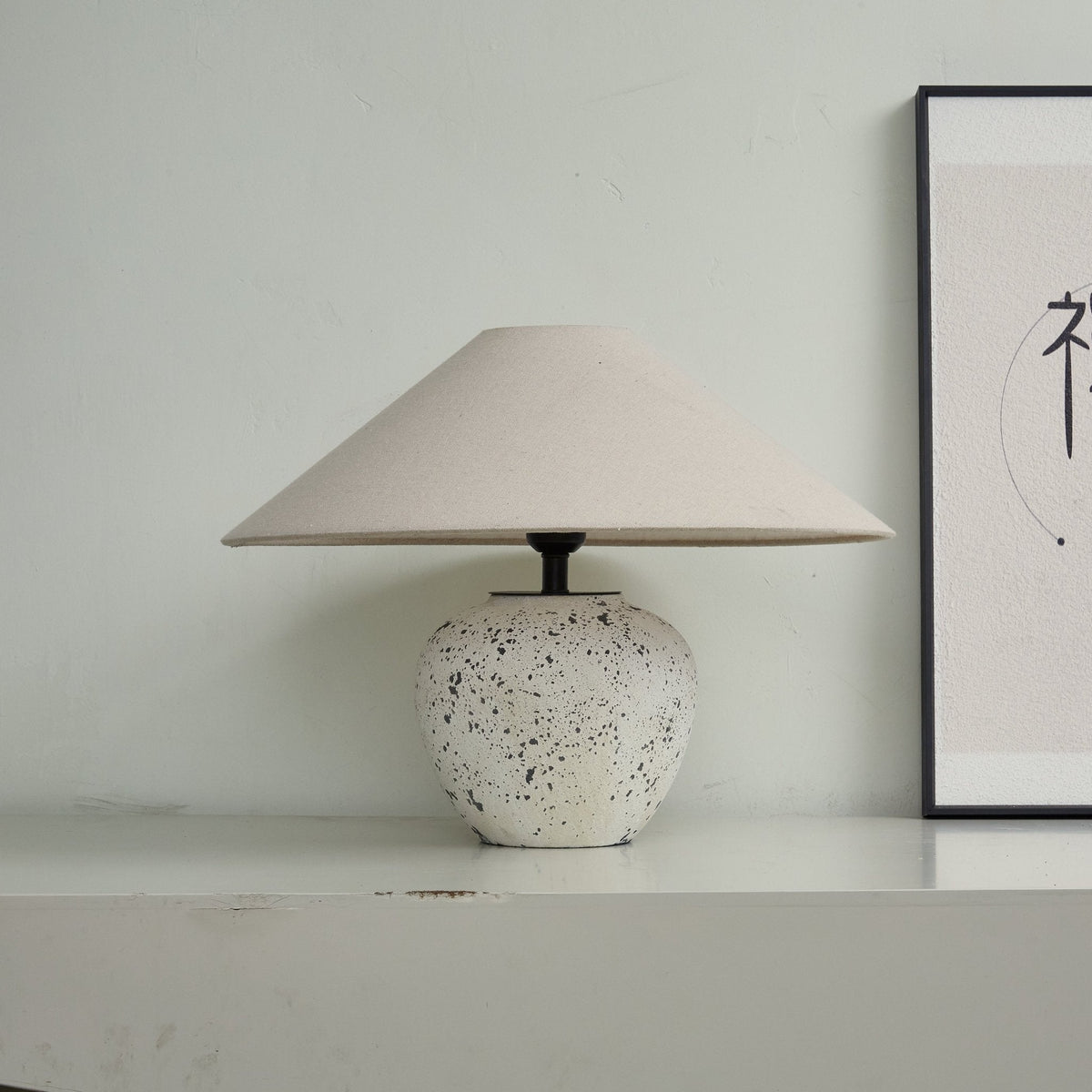 Lampa stołowa Ceramics Jar ze szkła