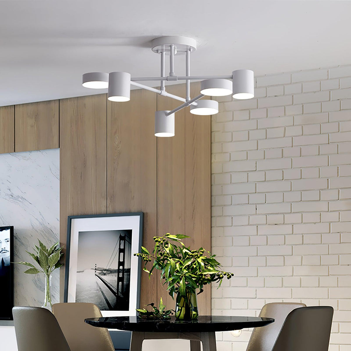 Sputnik lampa sufitowa