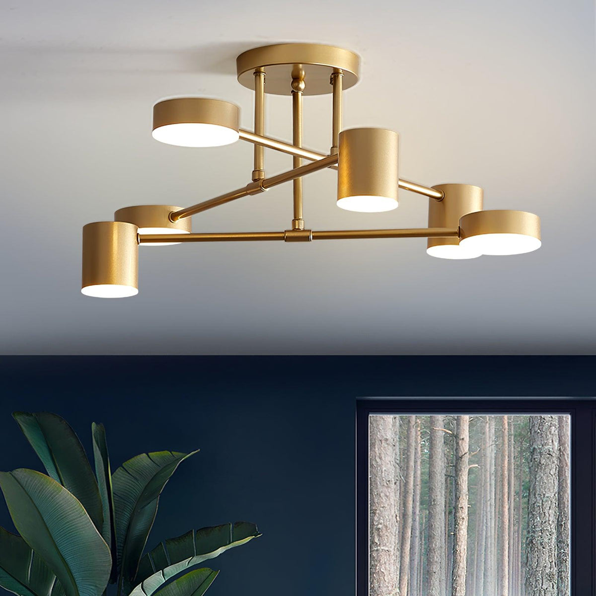 Sputnik lampa sufitowa