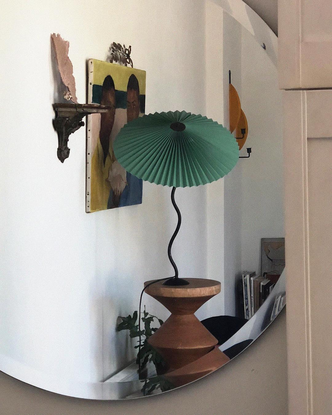 Vioro lampa stołowa z płótna