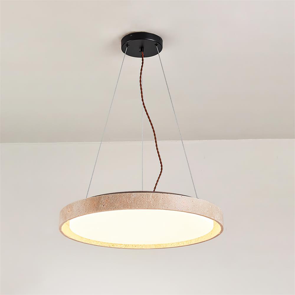 Lampa wisząca Ritta Travertine Ring