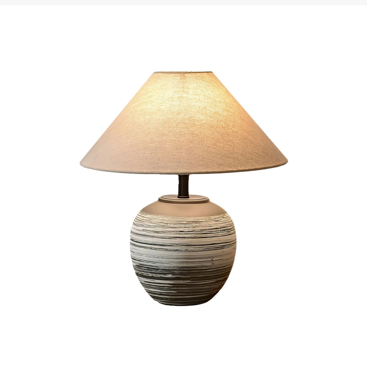 Striato Gradient ceramiczna lampa stołowa