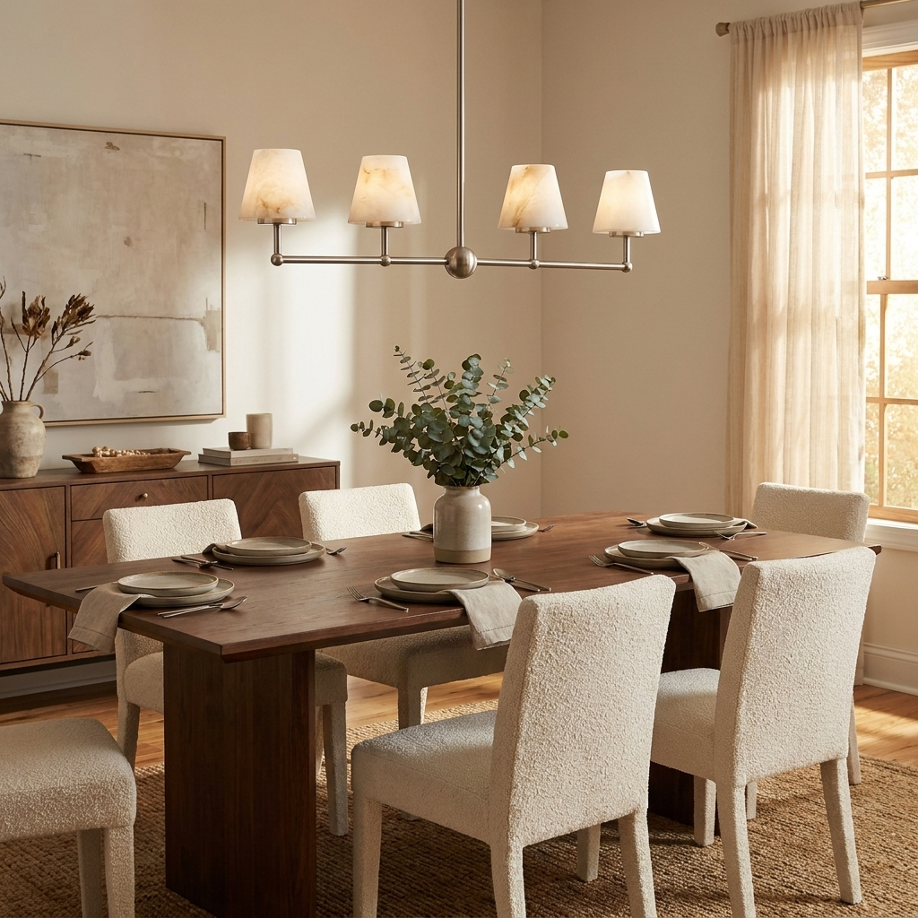 Quillford Żyrandol Z Alabastru