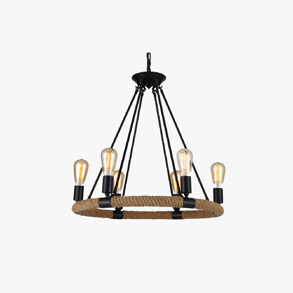 Epoch Industrial LED lampa wisząca czarny metal jadalnia/salon/bar/restauracja