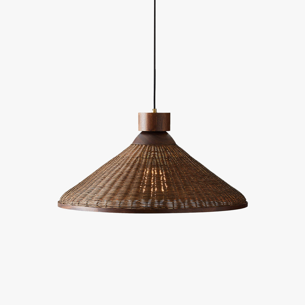 Silva Retro Design LED lampa wisząca rattanowa do salonu/kawiarni/hotelu
