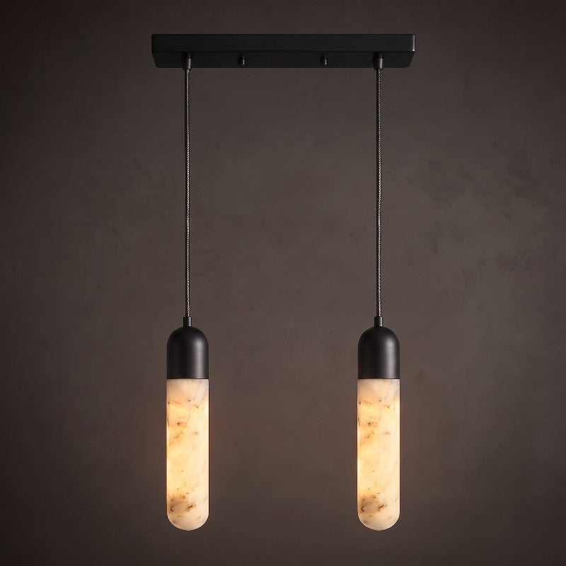 Loxcombe Lampa wisząca alabastrowa