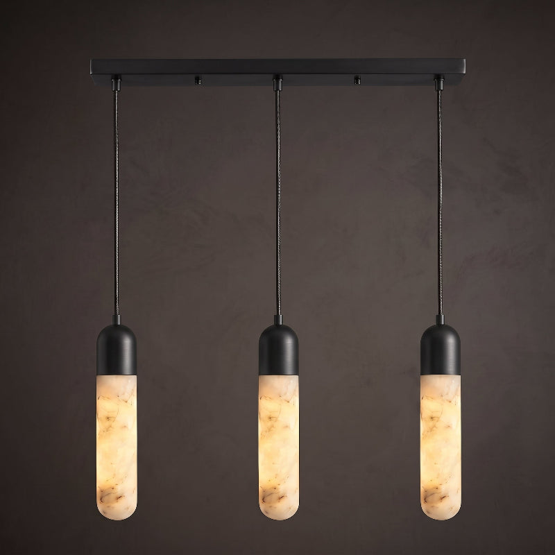Loxcombe Lampa wisząca alabastrowa