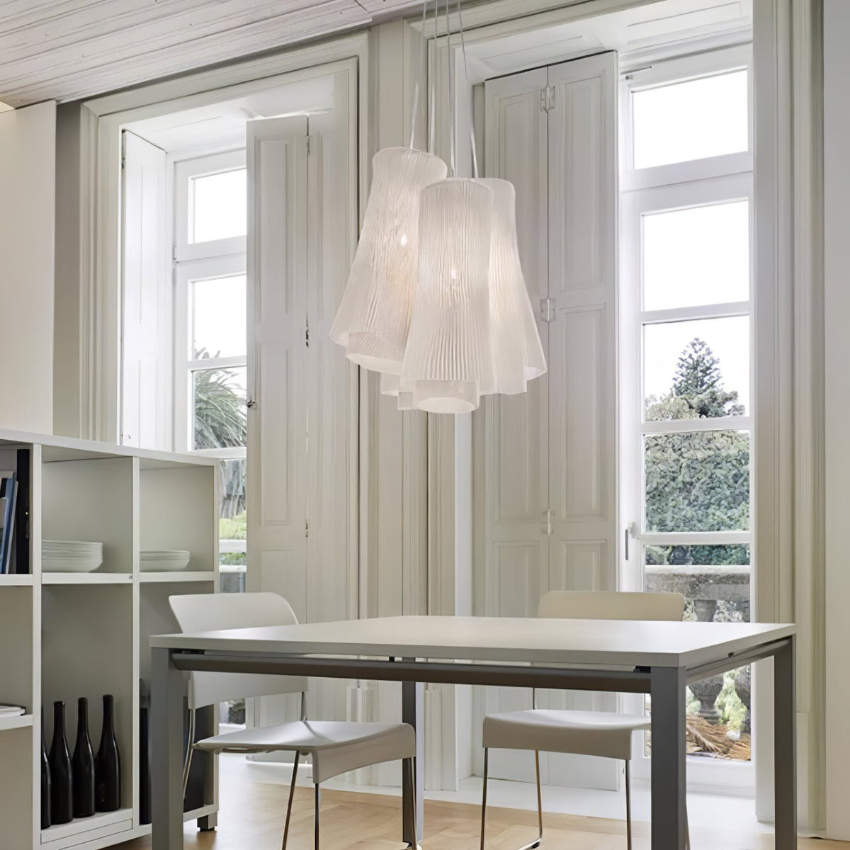 Viora stal nierdzewna lampy wiszące w stylu vintage
