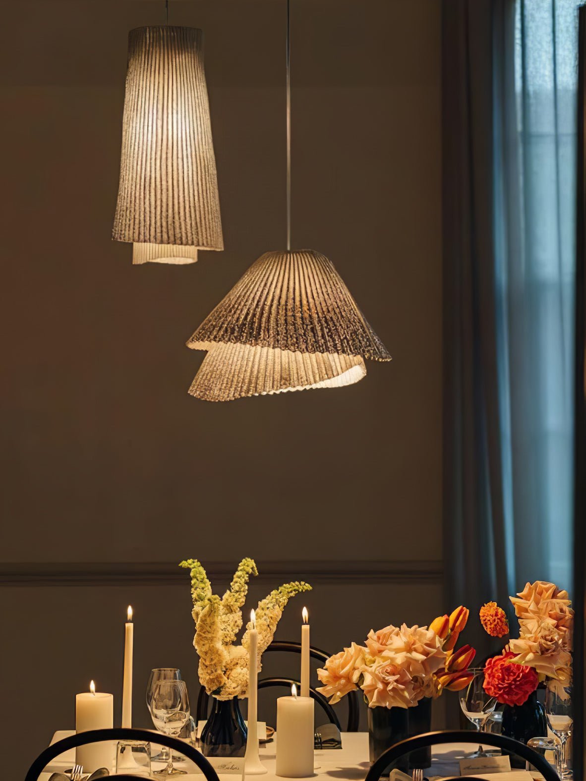 Viora stal nierdzewna lampy wiszące w stylu vintage