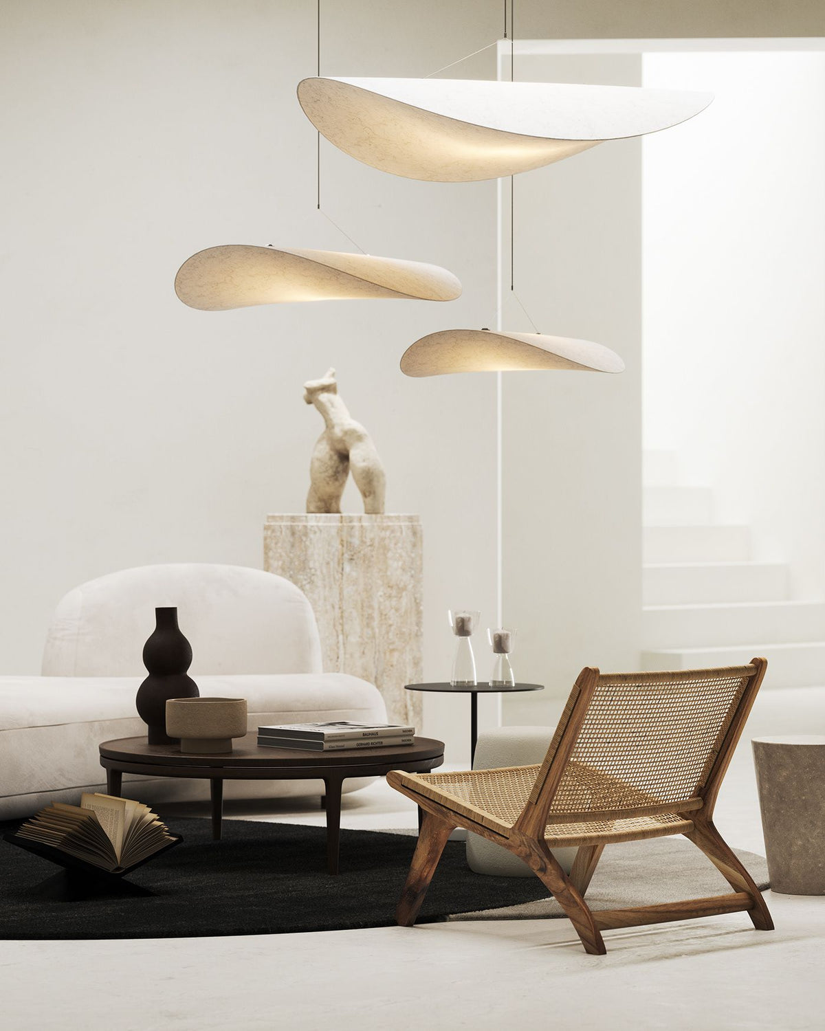 Luminette minimalistyczna lampa wisząca Jedwab morwowy
