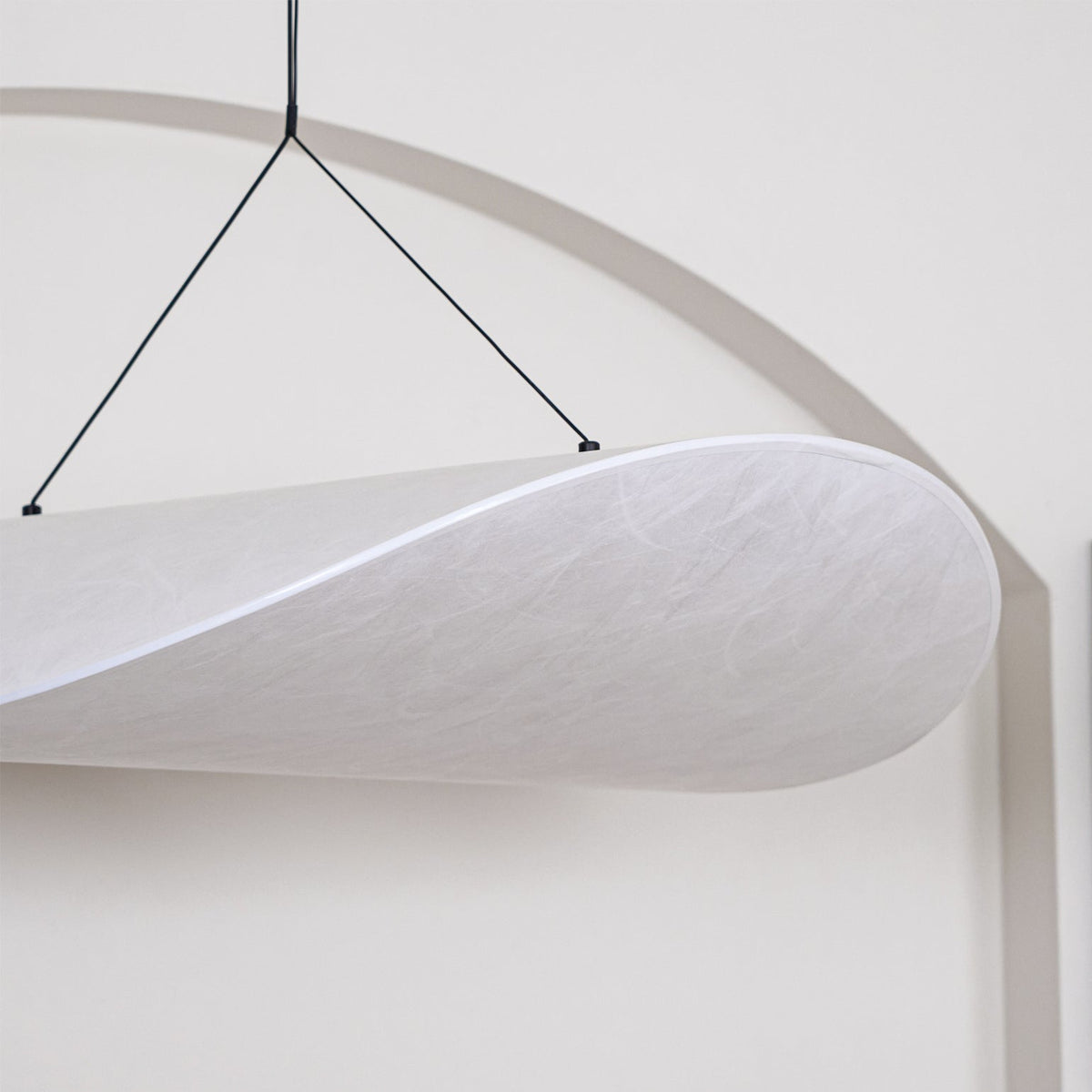 Luminette minimalistyczna lampa wisząca Jedwab morwowy