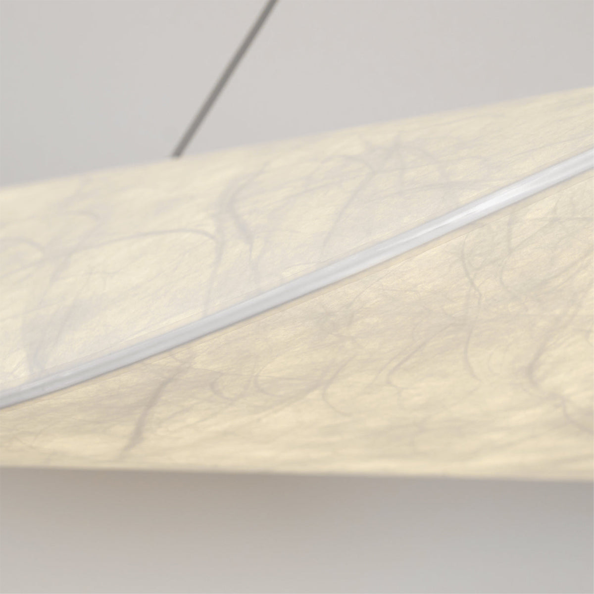 Luminette minimalistyczna lampa wisząca Jedwab morwowy