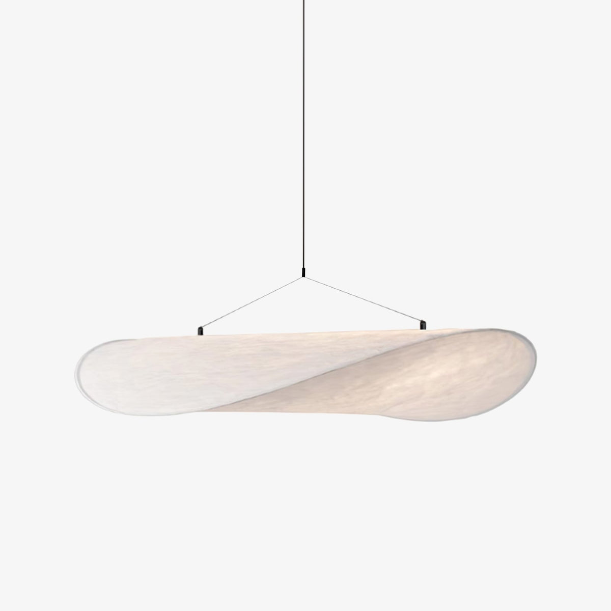 Luminette minimalistyczna lampa wisząca Jedwab morwowy