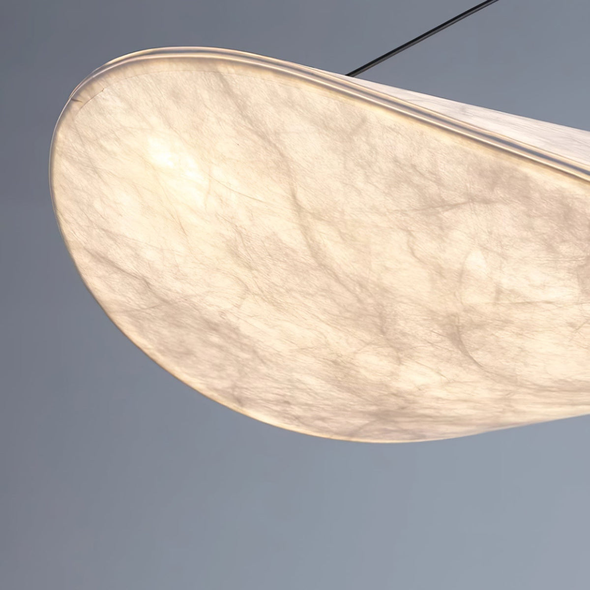 Luminette minimalistyczna lampa wisząca Jedwab morwowy