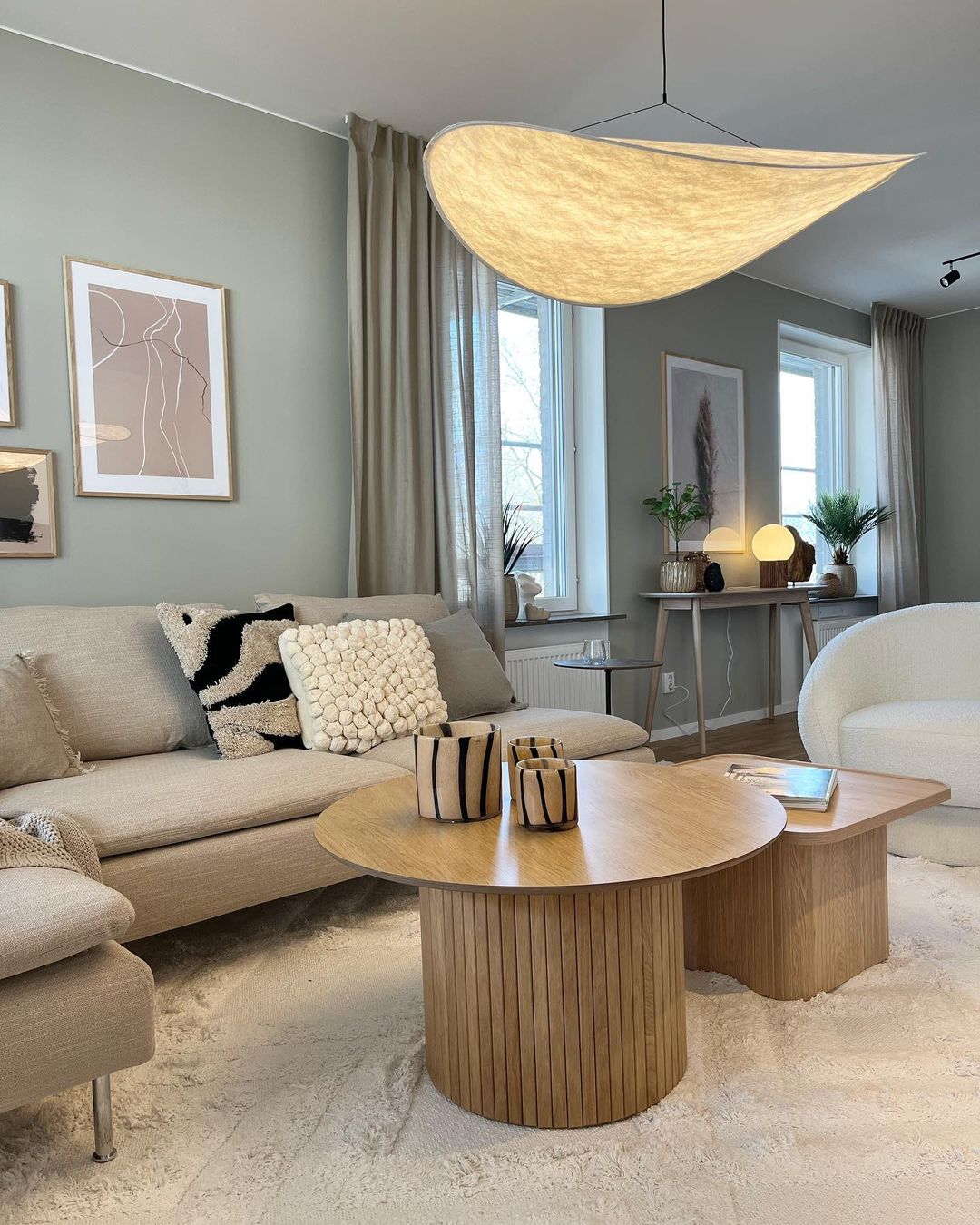 Luminette minimalistyczna lampa wisząca Jedwab morwowy