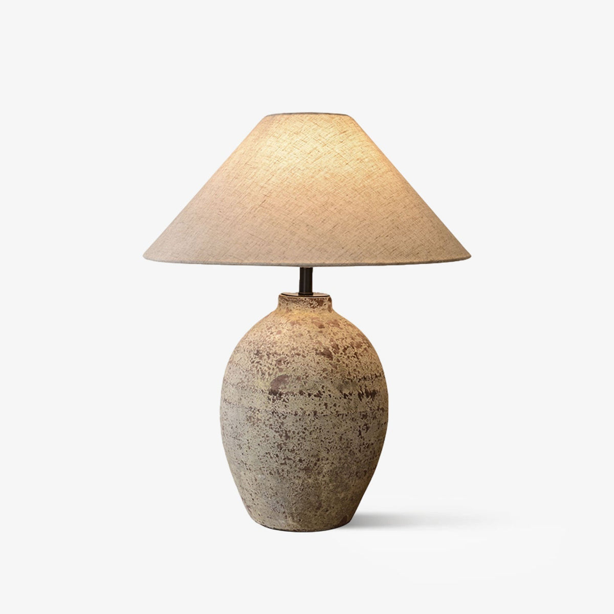 Terravina ceramiczna lampa stołowa ze szkła