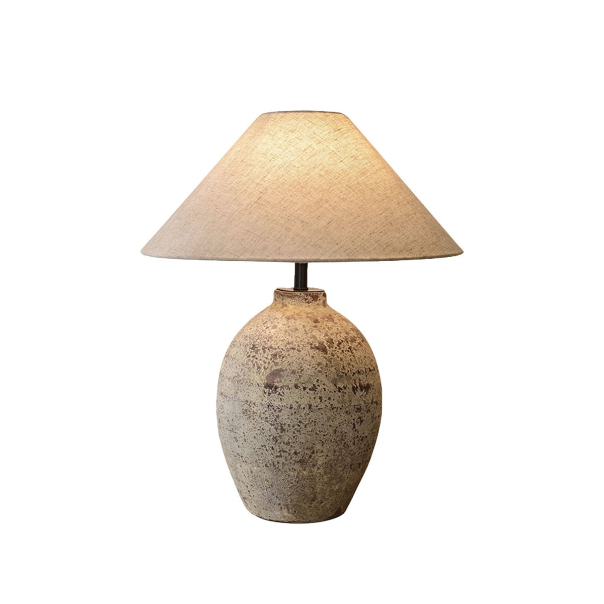 Terravina ceramiczna lampa stołowa ze szkła